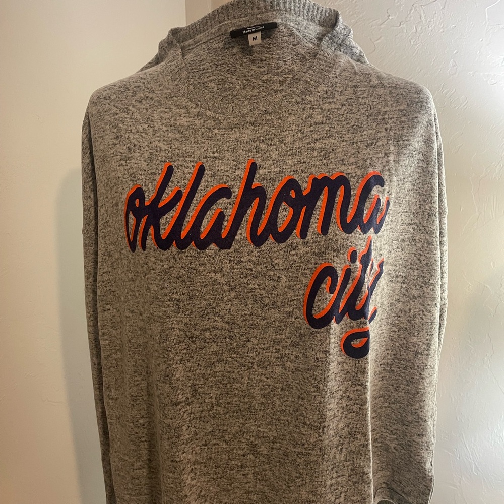 Boxercraft Gray Crewneck Sweater Oklahoma